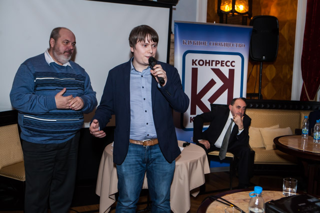 Руководители клуба «Охота с Кузенковым» В.Кузенков и И.Аксенов (слева направо)